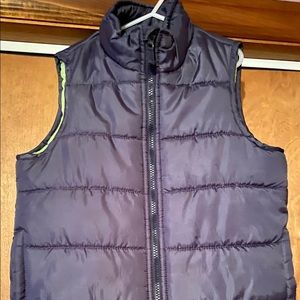 Osh Kosh size 8 grey puffer vest